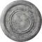 Ekena Millwork Federal Roped Small Medallion (Canopies up to 6"), 12 5/8"OD x 1 1/8"P, Ultra Pure White Crackle CM12FEUWC - alternate 1